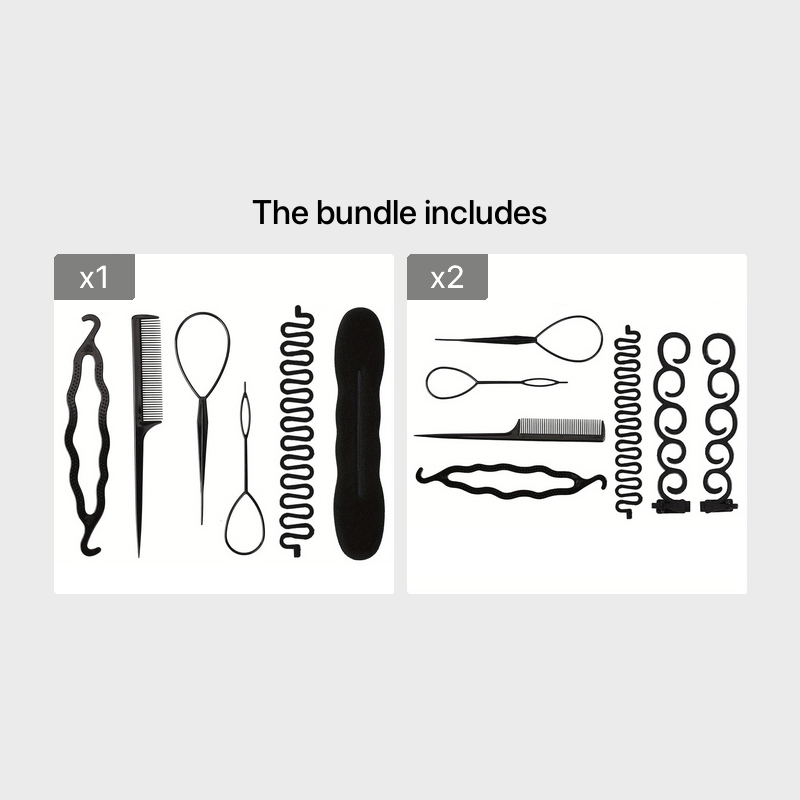 7pcs French Braid Tool Hair Styling Accessories