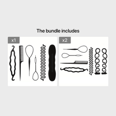 7pcs French Braid Tool Hair Styling Accessories