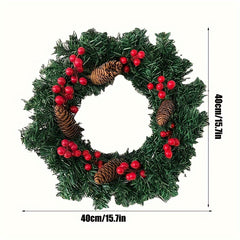 Pine Cone Red Fruit Garland Christmas Hanging Decorations