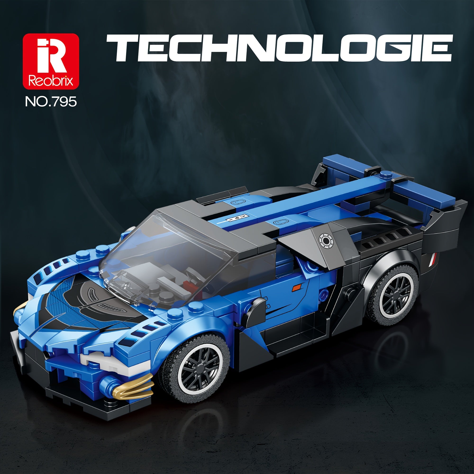 Reobrix 805 Racing Car Building Block Toy Set