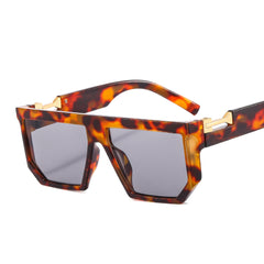 Vintage Ladies Oversized Square Sunglasses Sun Protection