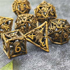 Dragonslayer Elemental Pirate Double Sword Elemental Dice Set 7pcs