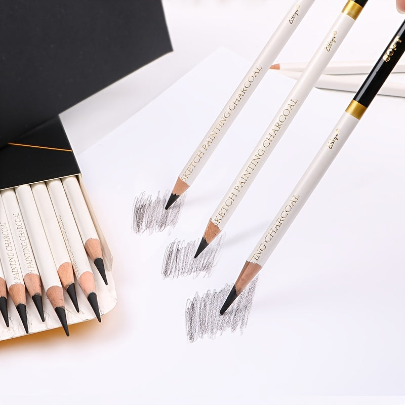 12pcs Sketch Charcoal Pencil Set Art Student Exclusive Sketch