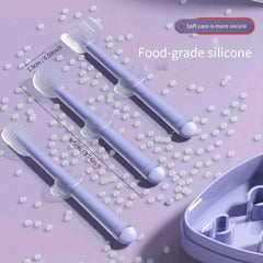 3pcs Silicone Toothbrush Set for Dogs & Cats Dental Care