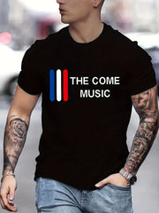 COME MUSIC Graphic T-shirt for Men