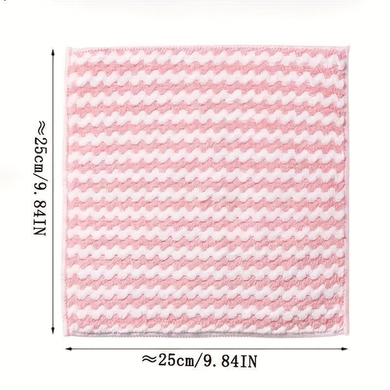 10pcs Reusable Cleaning Rags Scouring Pad Kitchen Tools