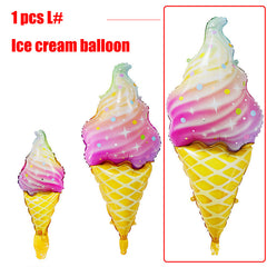 Ice Cream Balloon Toys in 3 Sizes for Party Wedding Birthday Celebration