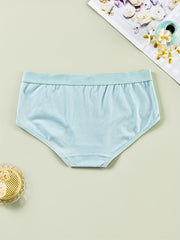 3 Pack Plus Size Breathable Mid Waisted Briefs Set
