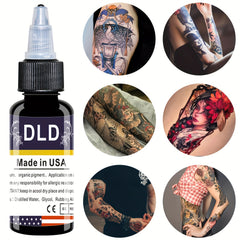 14pcs Tattoo Ink Set Professional Pigment Long Lasting Tattoo Painting Supplies