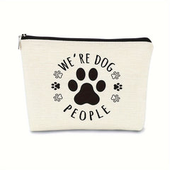 Cat Print Zipper Cosmetic Bag, Secret Birthday Gift