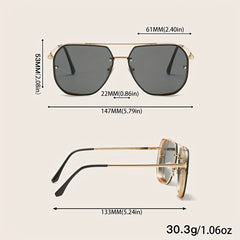 Aviator Sunglasses UV400 Metal Pilot Sun Shades