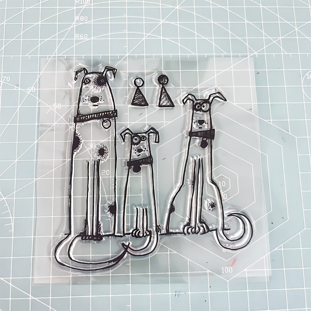 Transparent Silicone Stamp Notebook Decoration Hand Account Dogs Stamp