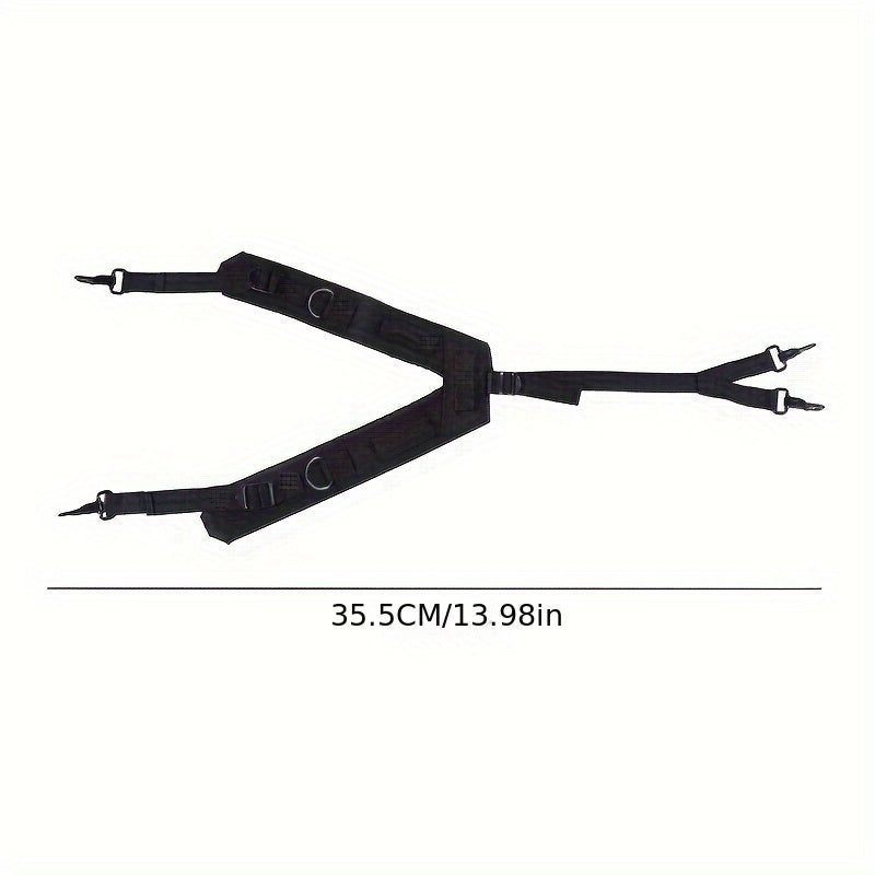 1pc Outdoor Belt with Double Shoulder Harness Chest Belt