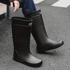 Women's Waterproof Non slip Rain Boots Comfortable High Tube Outdoor Rain Boots