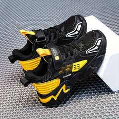 Boy's Chunky Shoes Comfy Non Slip Casual Soft Sole Sneakers For Kids