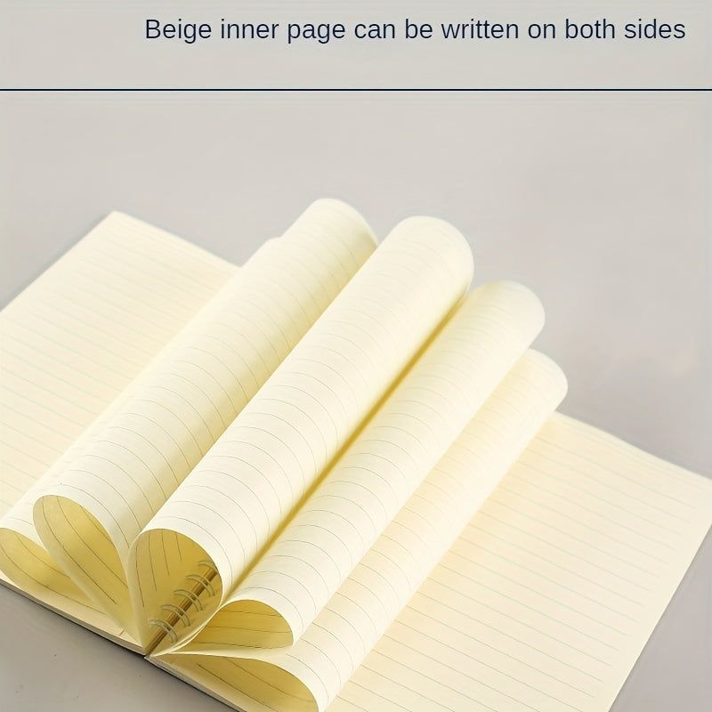 4pcs A5 Spiral Double Wire Coil Notebook 60 Sheets Student Diary