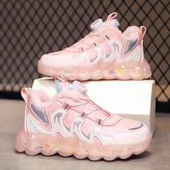 Plush Lining Shoes - Comfy Breathable Sneakers