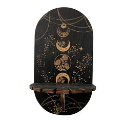 Wooden Crystal Display Stand Hand Stand Witch Decorative Bracket