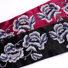 Embroidered Waist Belt Cover Women Hanfu Cloth Belt For Dress