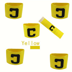 10pcs Yellow Captain Armbands, Hook and loop Fastener