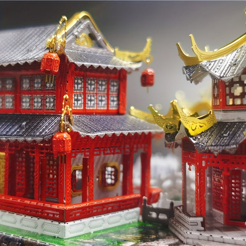 3D Metal Puzzle SuZhou Gardens 220Pcs Jigsaw Toys For Children Adult