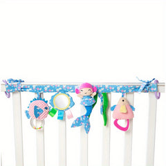 Adorable Plush Stroller Pendant for Newborns