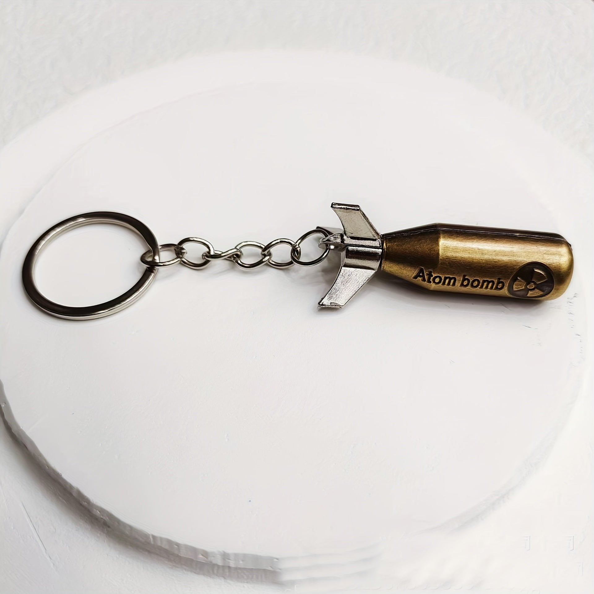 Retro 3D Keychain Pendant Backpack Accessories Key Ornament