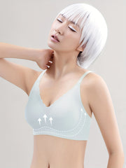 Seamless Wireless Push Up Bra Breathable Comfy Lingerie Underwear