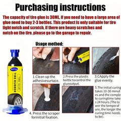 30ml Tire Repair Adhesive for Motorbike Rubber Repair Glue Moto Care