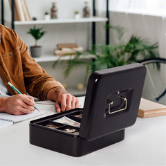 Portable Compact Safe for Children's Savings Coin Box