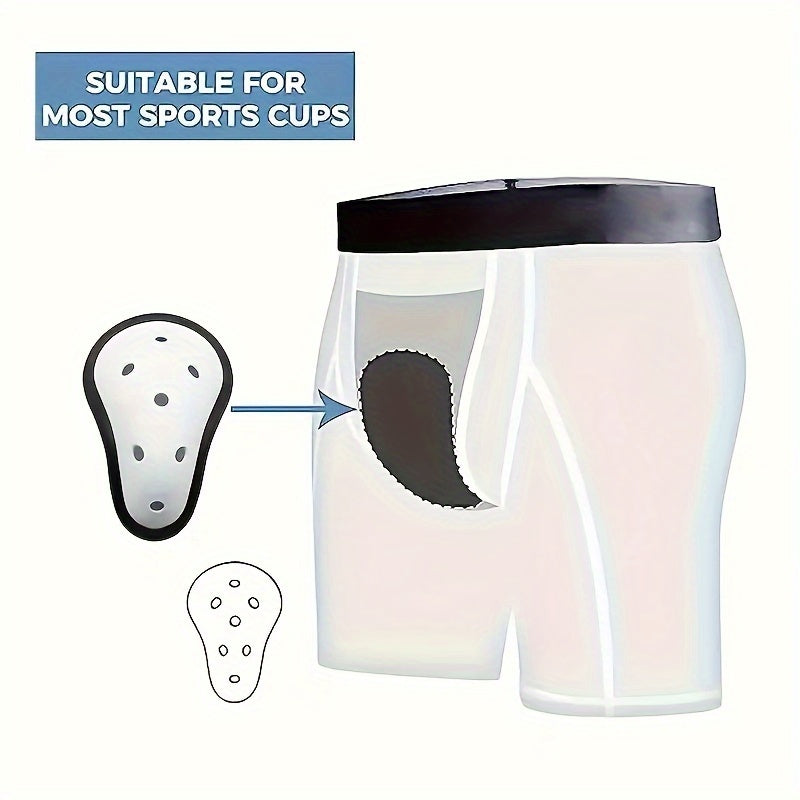Men's Groin Protectors for MMA Rugby Sports Crotch Guards for Adults