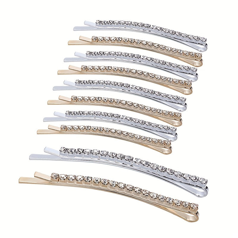 Rhinestone Hair Clips Headwear For Girls