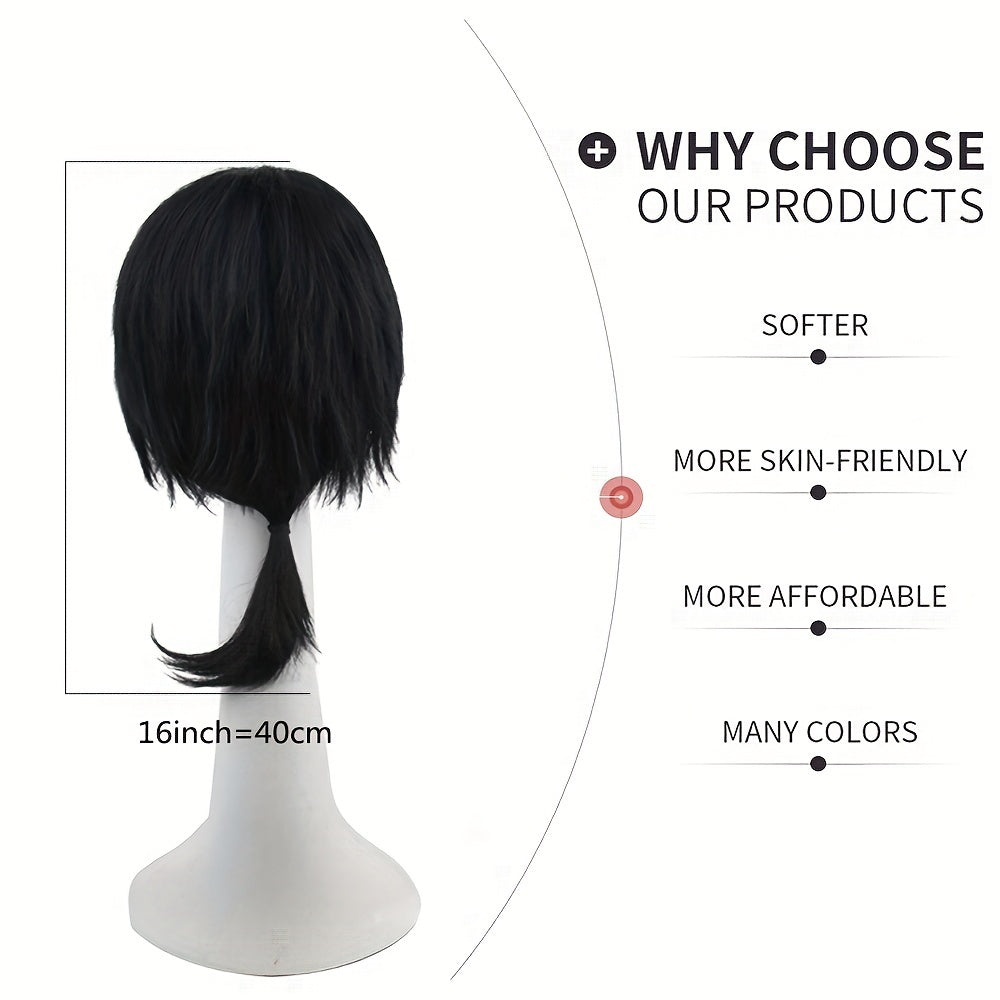 Men's 16 Inch Short Anime Dress Up Wig Cosplay Wig