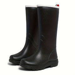 Women's High Tube Rain Boots Waterproof Anti Slip Work Shoes