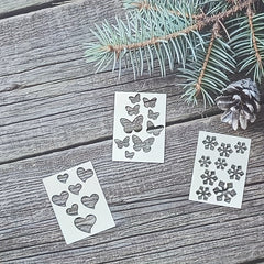 1pc Butterfly Love Snowflake Metal Cutting Dies Stencils Scrapbooking Die cuts
