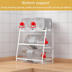 1pc Countertop Seasoning Storage Rack Home Kitchen Accessory