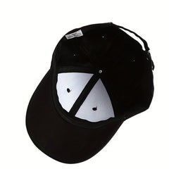 Vintage Embroidery Couple Baseball Cap Solid Cotton Sun Hat Adjustable