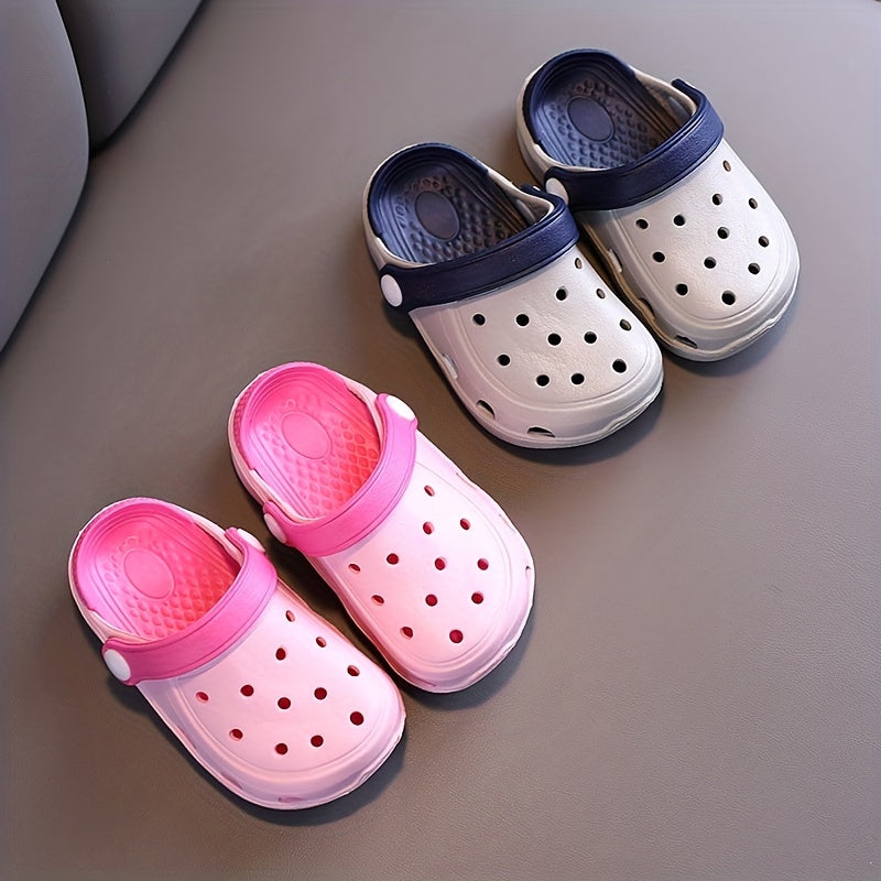 Kids Garden Clogs Sandals Lightweight Non-slip Shoes
