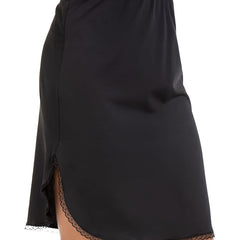 Lace Split Skirts Solid Elastic Waist Sexy Skirts Women's Clothing