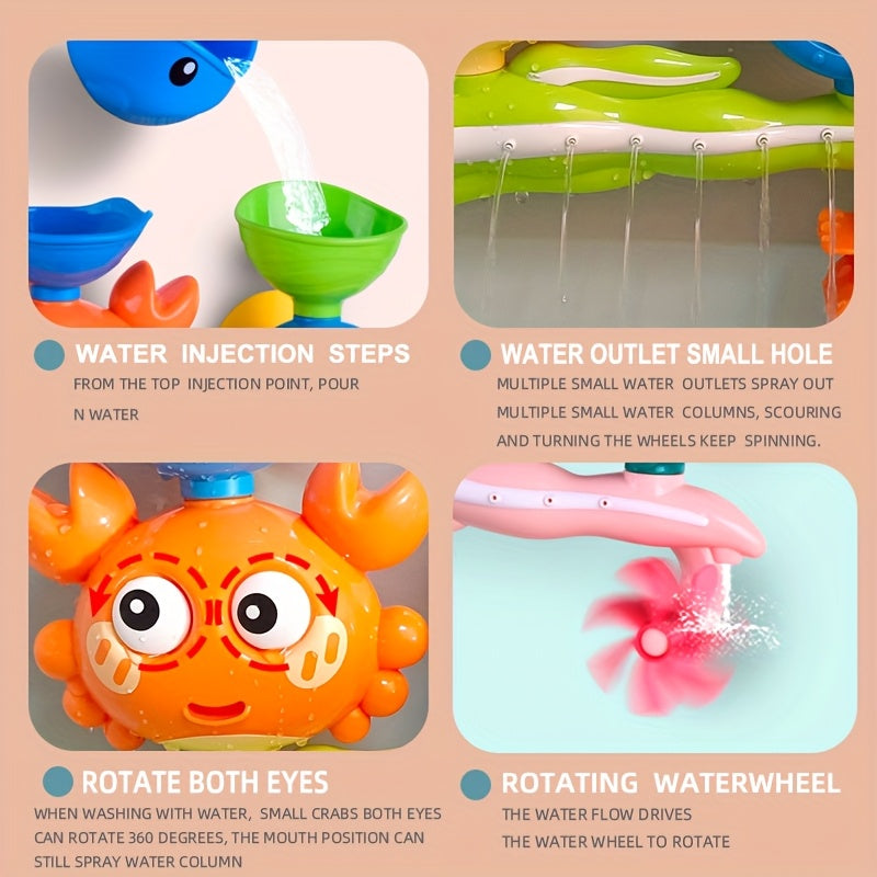 Kids Bath Toys Water Play Set for Boys and Girls