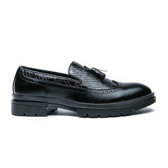 Men's Wingtip Tassel Loafers Casual Slip On Shoes