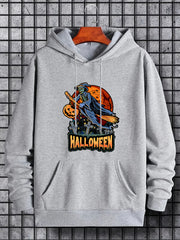 Men's Halloween Graphic Hoodie Casual Hooded Sweatshirt