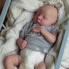 Reborn Doll Cloth Body Toy With 3D Handemade Marble Texture Skin