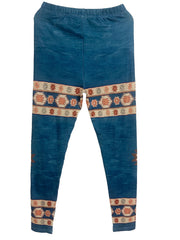Western Ethnic Print Skinny Leggings High Waist Stretchy Leggings