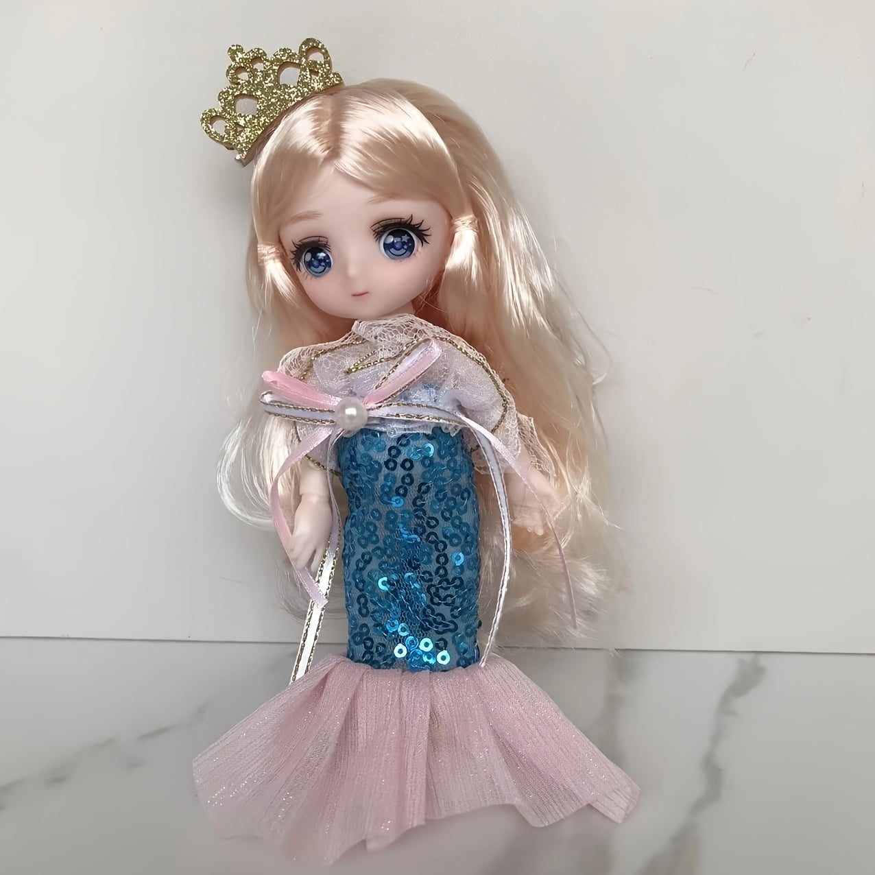 Cartoon Mermaid Dolls Doll Costumes Doll House Accessories Birthday Christmas