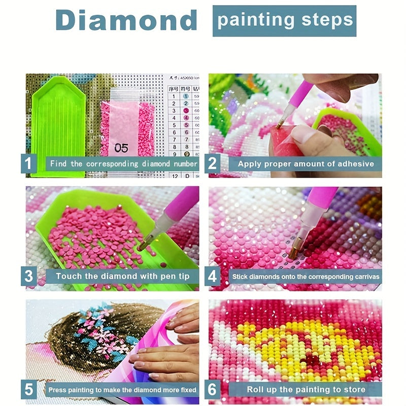 5D Elephant Diamond Painting Set for Adults - DIY Embroidery Art