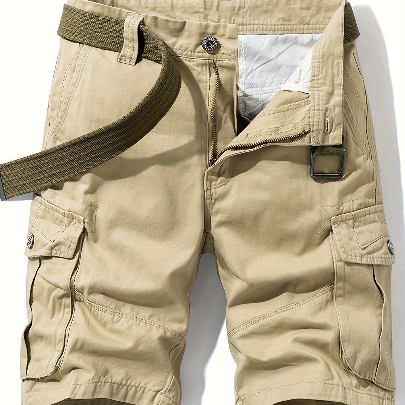 Classic Cargo Cotton Shorts Men's Casual Pocket Shorts For Summer