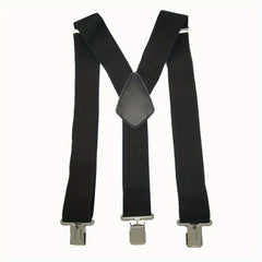 Men's Strong Clips On Suspenders Wide High Elastic Adjustable Braces