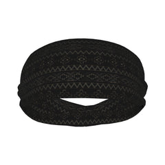 Boho Unisex Sports Headband Sweat Wicking Stretchy Breathable Polyester