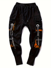Halloween Men's Cargo Jogger Pants Hip Hop Style
